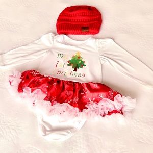 Baby girl first Christmas cute dress